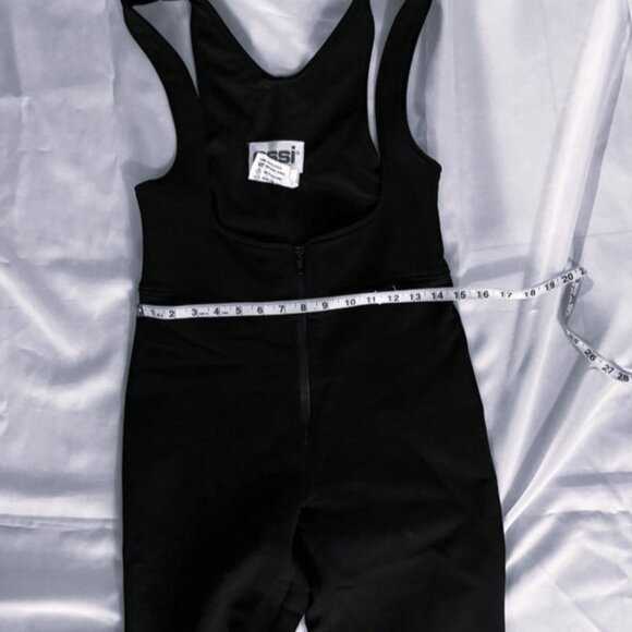 OSSI Snowwear Women’s Black One-Piece Ski Suit Size 10R Made in USA Vintage - Picture 13 of 14